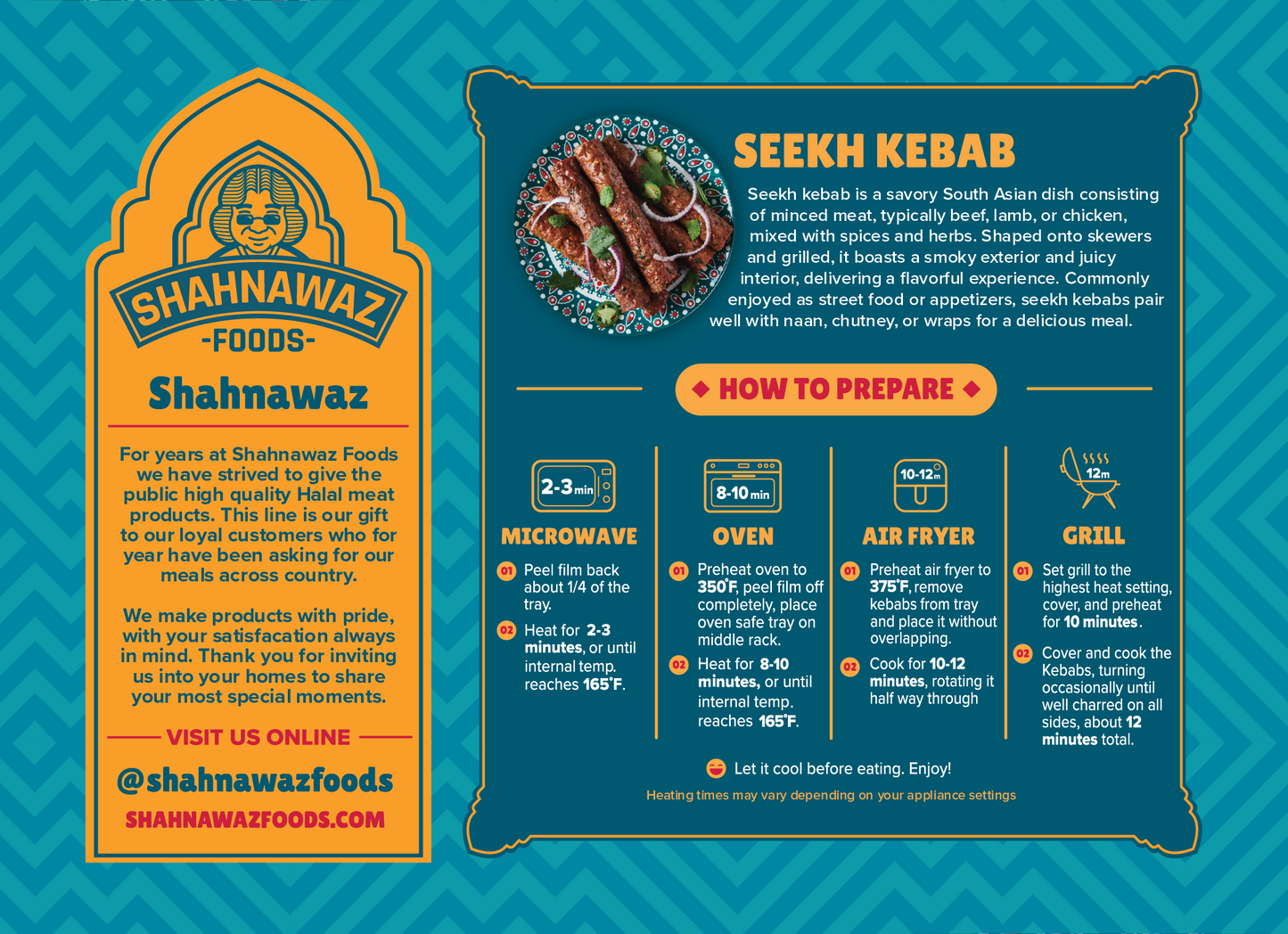 BEEF SEEKH KEBAB