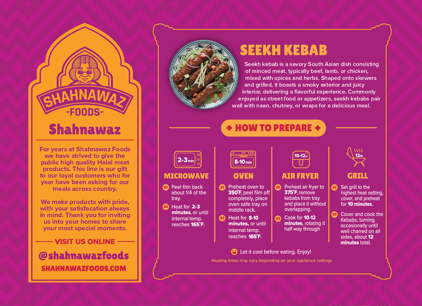 LAMB SEEKH KEBAB