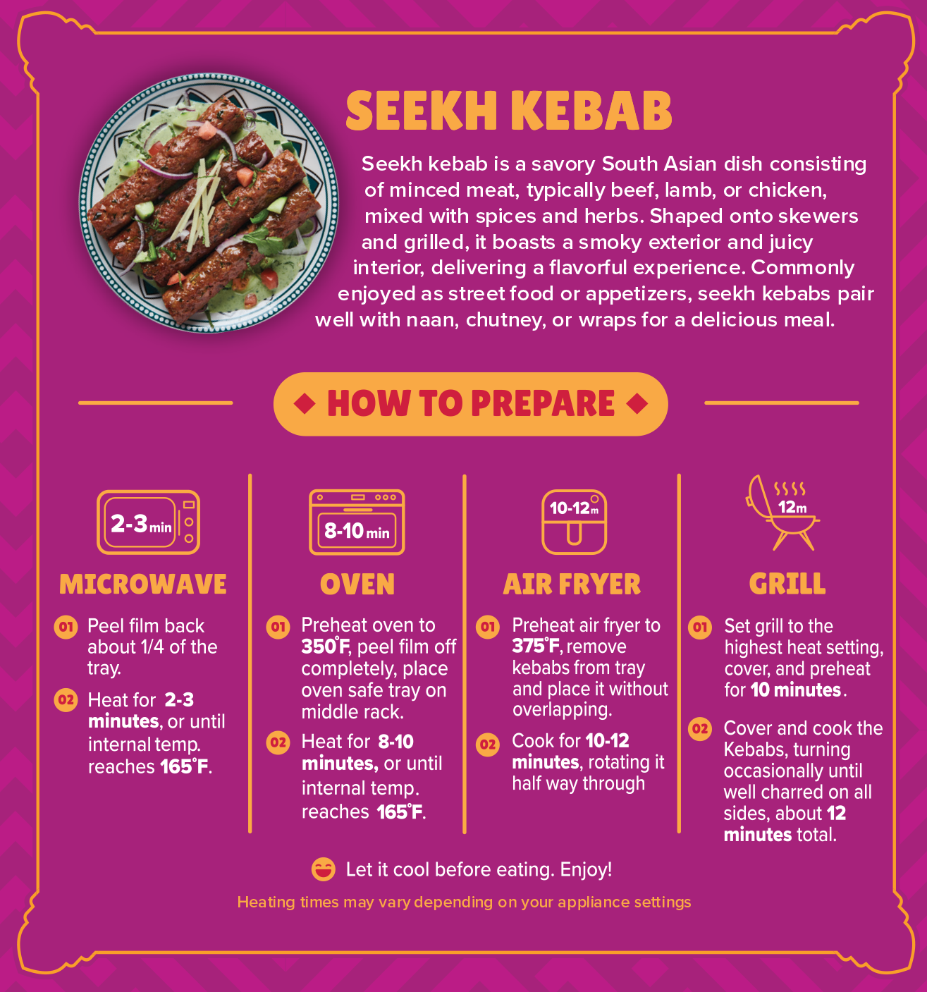 LAMB SEEKH KEBAB