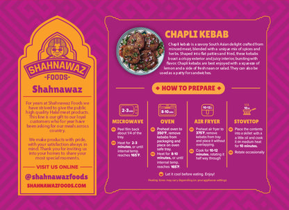 LAMB CHAPLI KEBAB