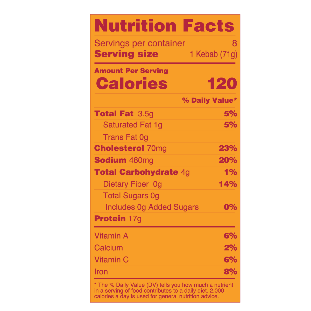 CHICKEN SEEKH KABAB FAMILY PACK