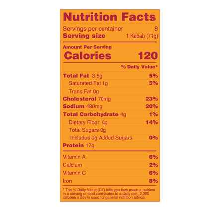CHICKEN SEEKH KABAB FAMILY PACK